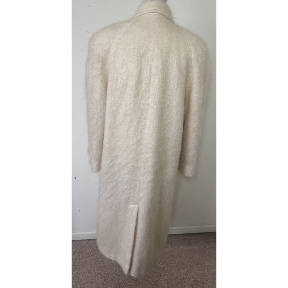 VTG Jacobson's Mohair Coat Long Lined Womens Size XL/2XL? Cream USA Made - Picture 3 of 10